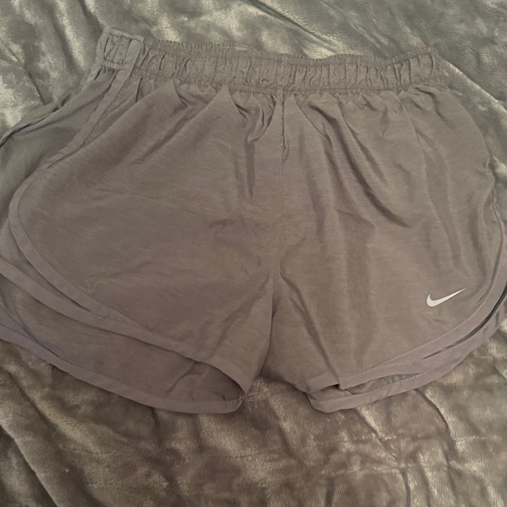 Medium Nike Women's Athletic Shorts - Black, Gray, and White Set - Picture 2 of 5